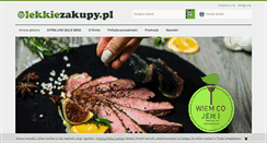 Desktop Screenshot of lekkiezakupy.pl