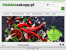 Tablet Screenshot of lekkiezakupy.pl